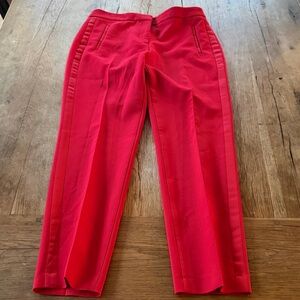 Zara Vibrant Red Trousers